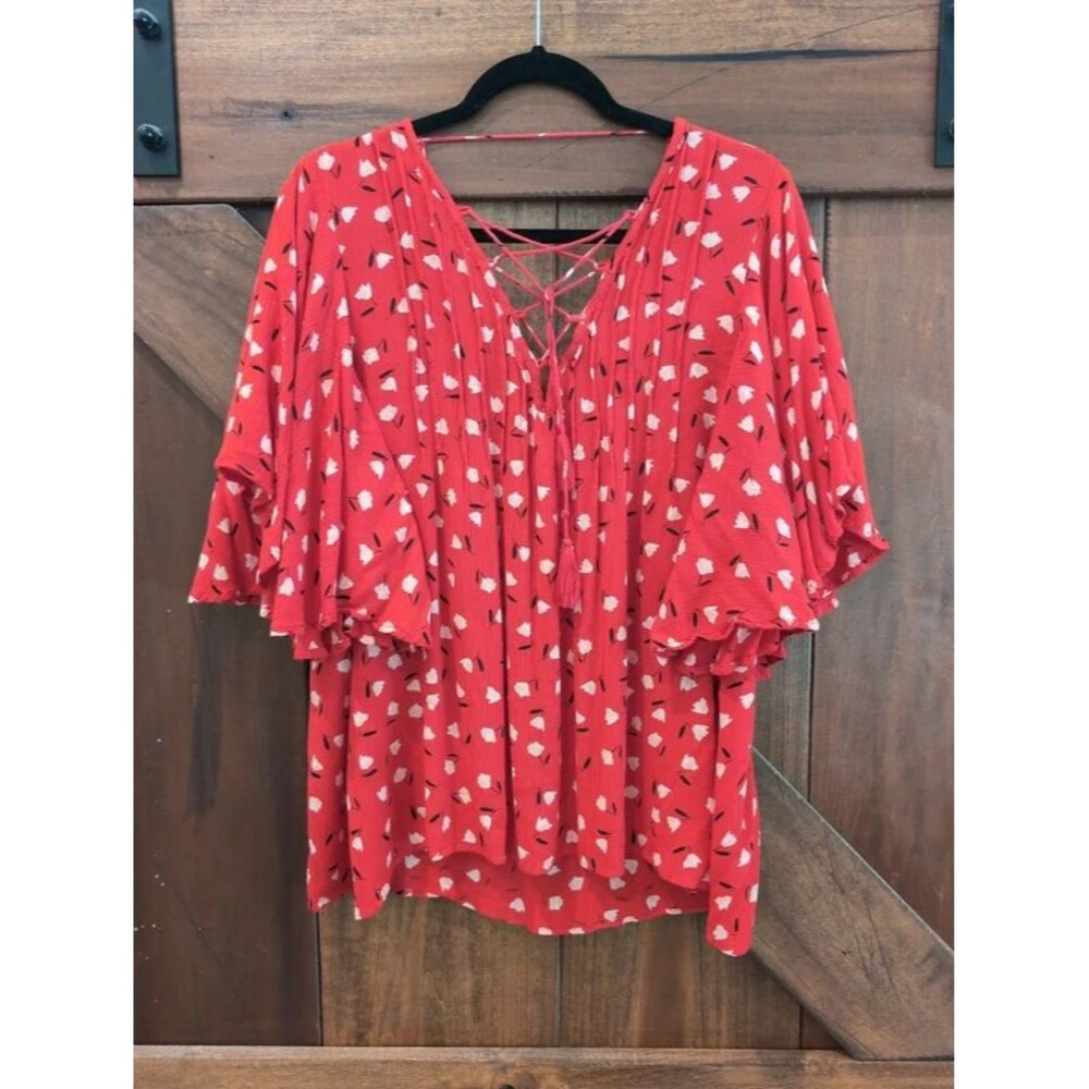 Billabong Women's Top with Tie Front